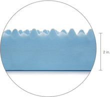 Load image into Gallery viewer, DMI Convoluted Foam Bed Pad Mattress Topper, Hospital Size, Blue, 33 x 72 x 4 Inch