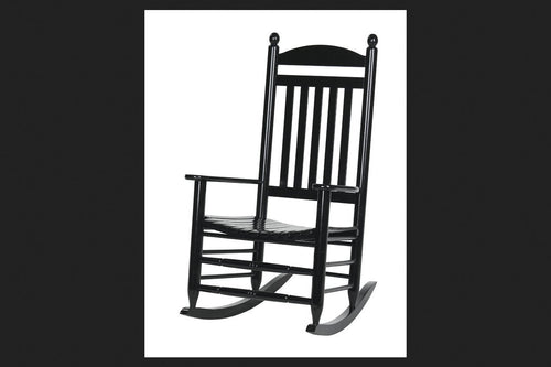Hinkle 200sb-ds Slat Back Rocker, Black