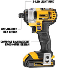 Load image into Gallery viewer, DEWALT 20V MAX Cordless Drill Combo Kit, 6-Tool (DCK661D1M1)