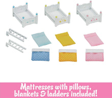 Load image into Gallery viewer, Calico Critters Triple Baby Bunk Beds