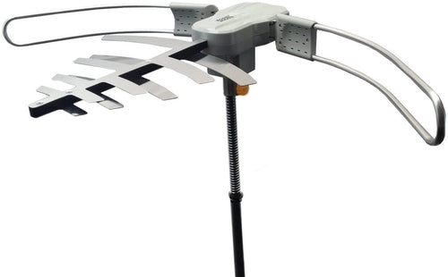 BoostWaves WA2802 HDTV Digital Outdoor Antenna Remote Controlled Rotation High Band Super Long Range