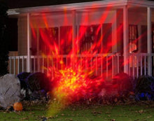 Load image into Gallery viewer, Gemmy Lightshow Fire &amp; Ice Kaleidoscope Projection Red &amp; Yellow Spotlight