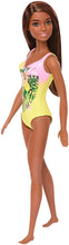 Load image into Gallery viewer, Barbie Doll, Brunette, Wearing Swimsuit, for Kids 3 to 7 Years Old