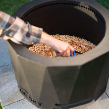 Load image into Gallery viewer, Blue Sky Outdoor Living PFP2416 Patio Pellet Fire Pit Round Campfire