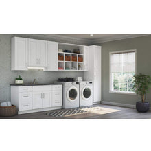 Load image into Gallery viewer, HAMPTON BAY KW3015-SSW Rsi Home Products Shaker Wall Bridge Cabinet, White, 30&quot; x 15&quot;