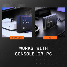 Load image into Gallery viewer, Wd_Black 8TB D10 Game Drive, External Hard Drive Compatible with PS4