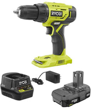 Load image into Gallery viewer, Ryobi P215K 18-Volt ONE+ Lithium-Ion Cordless 1/2 in. Drill/Driver Kit with (1) 1.5 Ah Battery and 18-Volt Charger