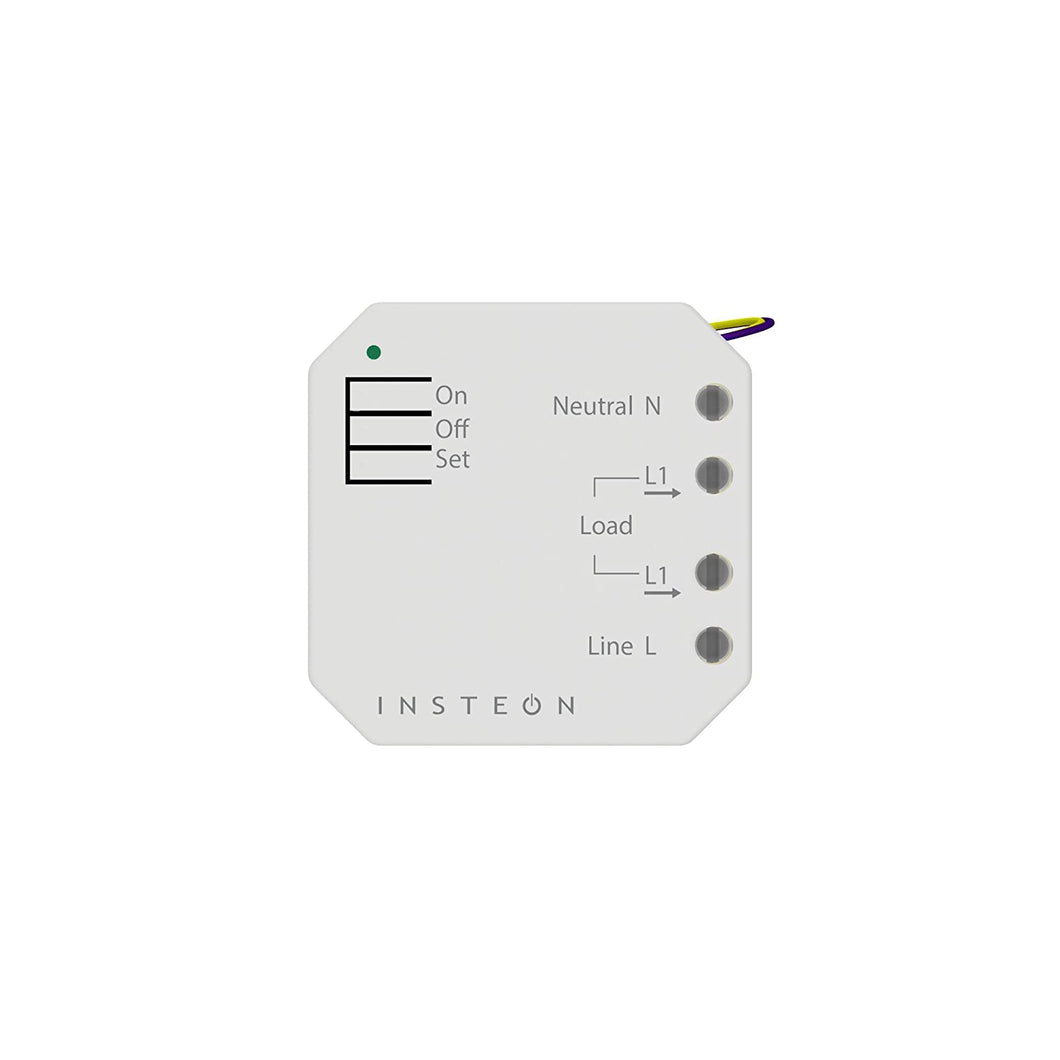 Insteon 2443-222 On/Off Module 4.20in. x 4.20in. x 1.30in. White