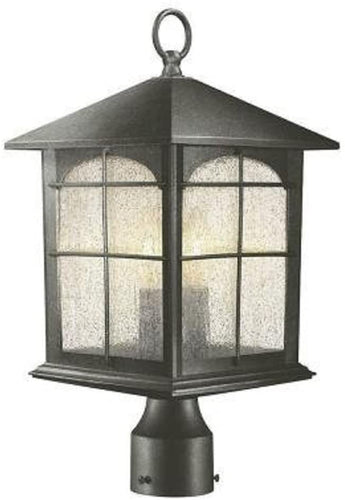 Home Decorators Collection Brimfield 3-Light Outdoor Aged Iron Post Light