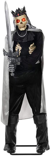 Halloween Decor Standing Knight 6 ft. Animated Motion Sensor Sound Life Size