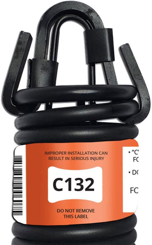 C132 32-Inch Clip-End Garage Door Spring (.283