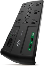 Load image into Gallery viewer, APC Surge Protector with USB Ports