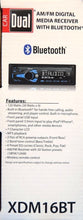 Load image into Gallery viewer, Dual AM/FM Digital Media Car Stereo with Bluetooth xdm16bt Radio