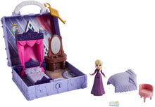 Load image into Gallery viewer, Disney Frozen Pop Adventures Elsa&#39;s Bedroom Pop-Up Playset with Handle, Including Elsa Doll, Diary, Chair, &amp; Blanket Accessories - Toy for Kids Ages 3 &amp; Up