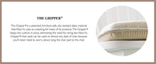 Load image into Gallery viewer, Klear Vu Embrace Solid Textured Rocking Chair Cushions