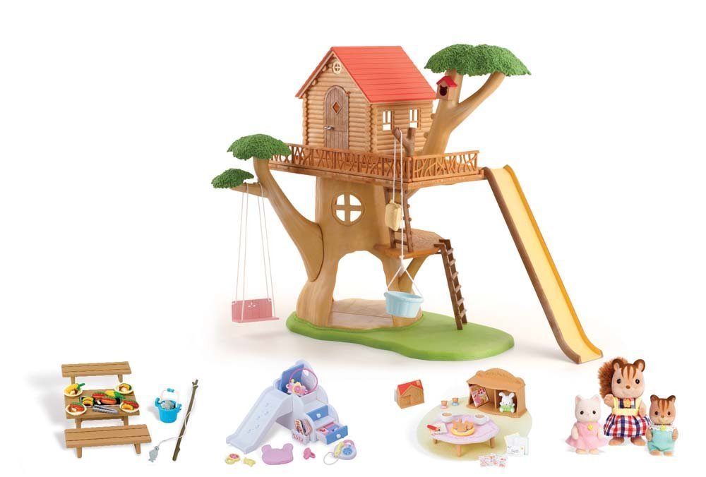 Calico Critters Adventure Treehouse Gift Set