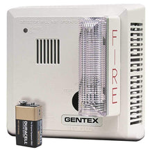 Load image into Gallery viewer, GENTEX GIDDS-2498780 2498780 Photoelectric Smoke Alarm with Plug-in Line Cord, Ada Strobe with Battery Backup, Wall Mount