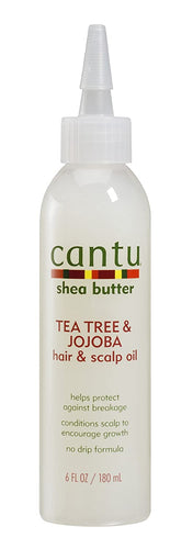 Cantu Shea Butter Tea Tree & Jojoba Hair & Scalp Oil, 6 Fluid Ounce