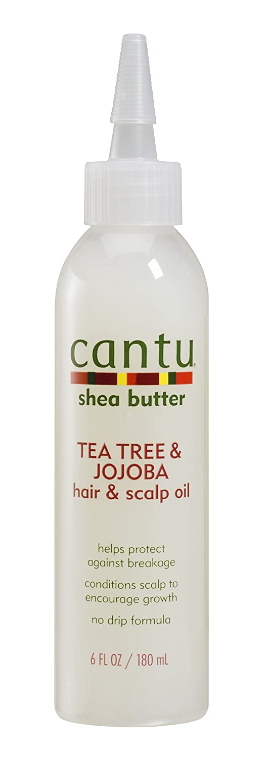 Cantu Shea Butter Tea Tree & Jojoba Hair & Scalp Oil, 6 Fluid Ounce