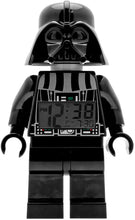 Load image into Gallery viewer, ClicTime Lego Star Wars 9002113 Darth Vader Kids Minifigure Light Up Alarm Clock | Black/Gray | Plastic | 9.5 inches Tall | LCD Display | boy Girl | Official