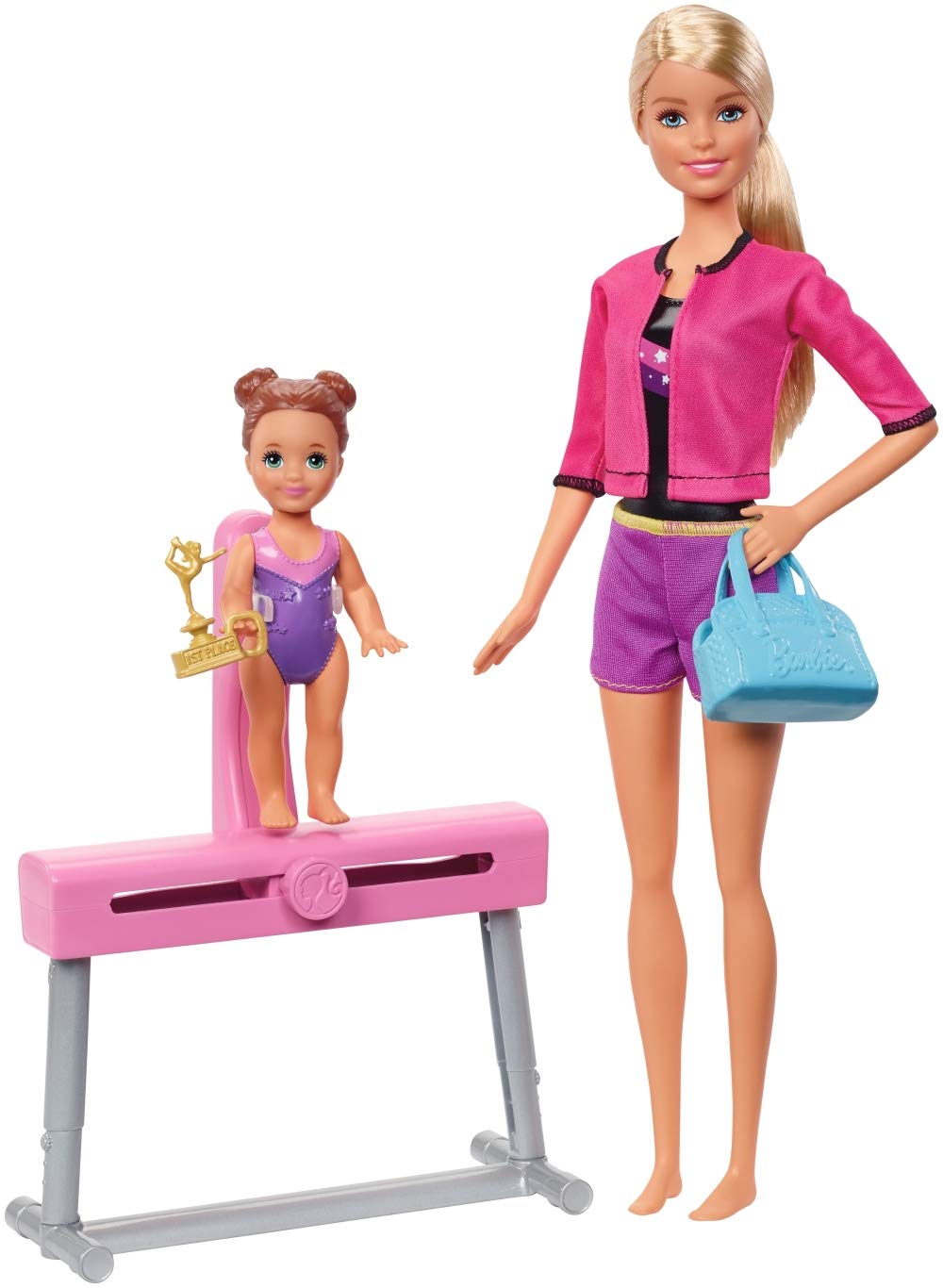 Barbie Gymnastics Coach Doll & Playset