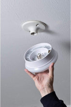 Load image into Gallery viewer, Motion Sensor Motion Controlled Lighting 7 in. Round White 60 Watt Equivalent Integrated LED Flushmount