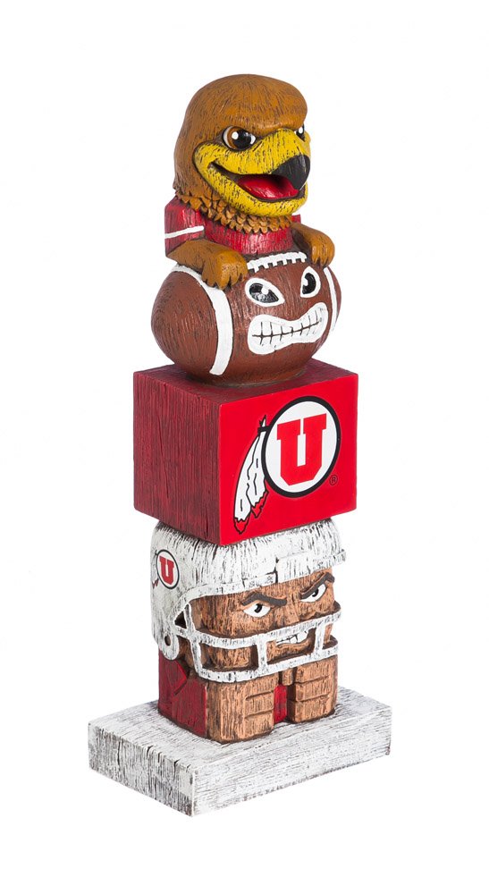 Evergreen Team Sports America NCAA Tiki Team Totem Garden Statue, One Size