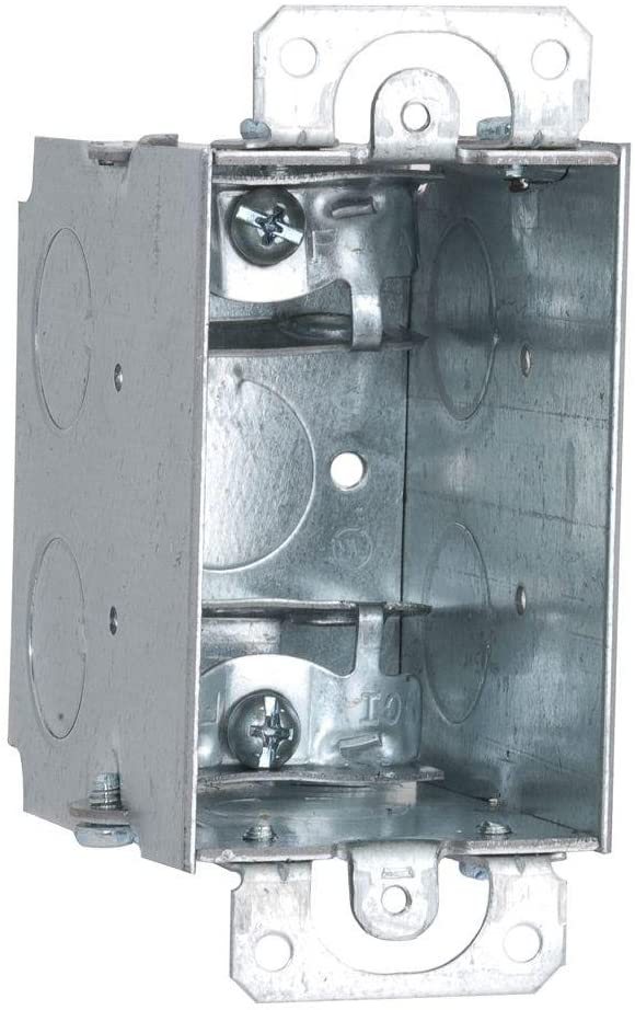 2-3/4 in. Deep 14 cu. in. 1-Gang Gangable Switch Box (50-Pack)