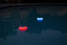 Load image into Gallery viewer, Poolmaster 54504 Portable Floating Waterproof Multi-Light Speaker with Call Functionality for Swimming Pool Party, Patio, Outdoor, Backyard, Multicolor