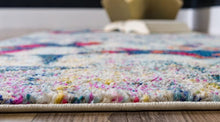 Load image into Gallery viewer, Unique Loom Positano Collection Coastal Modern Bright Colors Starfish Area Rug
