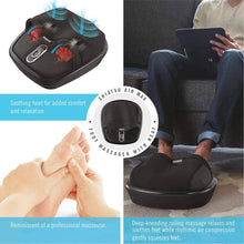 Load image into Gallery viewer, HoMedics Shiatsu Air Max Foot Massager with Heat -Padded, Two Massage Styles, Adjustable Intensity