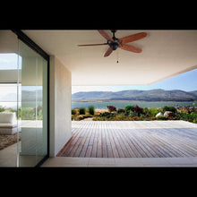 Load image into Gallery viewer, Altura 48 in. Matte Black Wi-Fi Enabled Smart Ceiling Fan with Remote Control Works with Google Assistant and Alexa