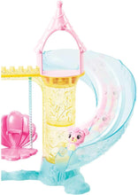 Load image into Gallery viewer, Barbie Dreamtopia Mermaid Playground Playset, with Chelsea Mermaid Doll, Merbear Friend Figure and Sand Castle Set with Swing, Slide, Pool and Tea Party, Gift for 3 to 7 Year Olds