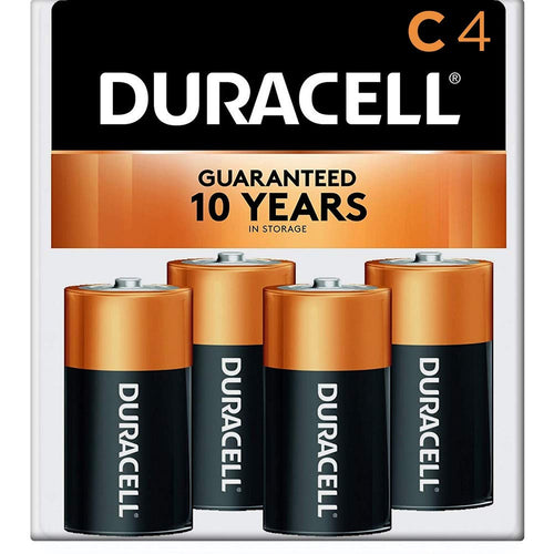 Duracell - CopperTop C Alkaline Batteries with recloseable package - long lasting