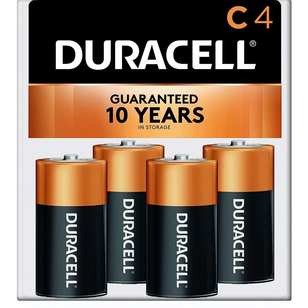 Duracell - CopperTop C Alkaline Batteries with recloseable package - long lasting