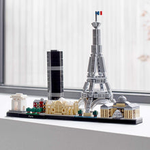 Load image into Gallery viewer, LEGO Architecture Skyline Collection 21044 Paris Skyline Building Kit With Eiffel Tower Model and other Paris City Architecture for build and display (649 Pieces)