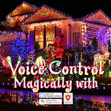 Load image into Gallery viewer, XODO Outdoor String Lights, Dream Color Christmas Lights with APP, Waterproof Color Changing LED String Lights for Wedding Party