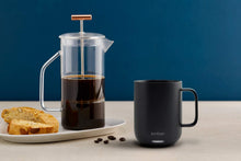 Load image into Gallery viewer, NEW Ember Temperature Control Smart Mug 2, 10 oz, Black, 1.5-hr Battery Life - App Controlled Heated Coffee Mug - Improved Design