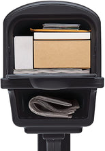 Load image into Gallery viewer, Rubbermaid Large Deluxe Plastic Mailbox and Post Combo