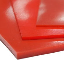 Load image into Gallery viewer, Silicone - Commercial Grade Red/Orange - 60A - Rubber Sheets &amp; Rubber Rolls - 1/4" Thick