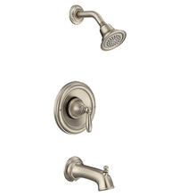 Load image into Gallery viewer, Moen T2153EPBN Brantford PosiTemp Tub and Shower Trim Kit without Valve, Brushed Nickel