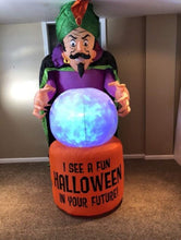 Load image into Gallery viewer, Gemmy Halloween Holiday Yard Decor 7.5 ft. Inflatable-Mixed Media-Fire and Ice-Fortune Teller