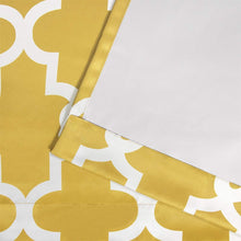 Load image into Gallery viewer, Exclusive Home Ironwork Sateen Woven Blackout Grommet Top Curtain Panel Pair, Sundress Yellow, 52x84