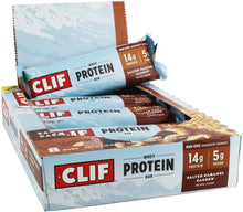 Load image into Gallery viewer, Clifbar Whey Protein Bars - 8-Pack Salted Caramel Cashew, One Size