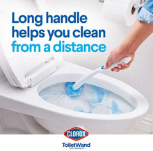 Load image into Gallery viewer, Clorox ToiletWand Disposable Toilet Cleaning System - ToiletWand, Storage Caddy and 6 Disinfecting ToiletWand Refill Heads (Packaging May Vary) (03191)