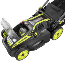 Load image into Gallery viewer, Ryobi. 20" RY40190 40-Volt Brushless Lithium-Ion Cordless Battery Self Propelled Lawn Mower with 5.0 Ah Battery and Charger Included