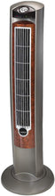 Load image into Gallery viewer, Lasko Portable Electric 42" Oscillating Tower Fan with Nighttime Setting, Timer and Remote Control for Indoor, Bedroom and Home Office Use, Silverwood T42954