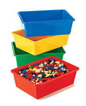 Load image into Gallery viewer, Tot Tutors Kids' Primary Colors Large Storage Bins, Set of 4