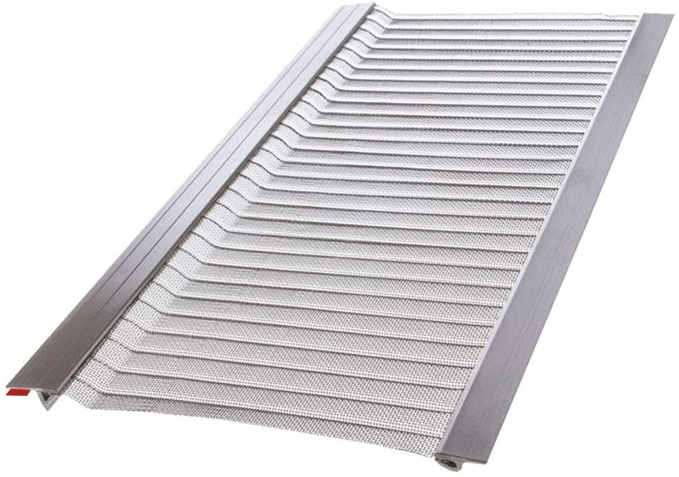 4 ft. L x 6 in. W Stainless Steel Micro-Mesh Gutter Guard (20-Pack)