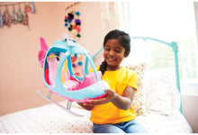 Load image into Gallery viewer, Barbie Dreamhouse Adventures Helicopter, Pink and Blue with Spinning Rotor, for 3 to 7 Year Olds